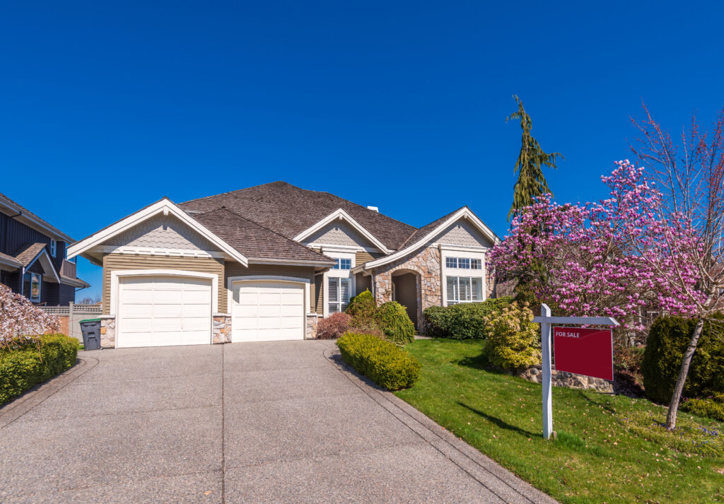 House for sale exterior supporting spring buyer choice and inventory guidance